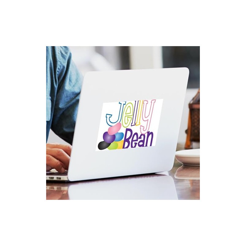 CafePress Jelly Bean Rectangle Bumper Sticker Car Decal