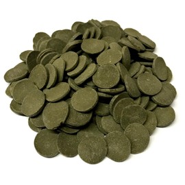 BIG KAHUNA TROPICAL FISH 18 mm Alage Wafer - Sinking Algae Wafers That Provides Balanced Diet for Plecos, Snails, Cory Cats, Catfish, Shrimp, and Crayfish (10 lb)