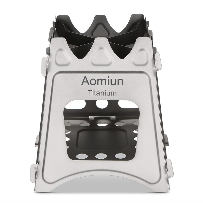 SNOOU Compact Folding Wood Stove for Outdoor Camping Cooking Picnic