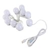 LED Makeup Mirror Lights Dimmable Bulb Warm/Cold Tones Dressing Mirror