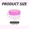 12 Multi-Color Plastic Cream Jars, Mini Lotion Containers, Portable Cosmetic