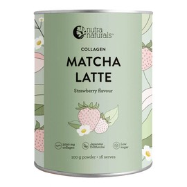 Nutra Naturals Collagen Matcha Latte Strawberry Flavour, 100g