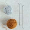 2pcs Sewing Loop Turner Hook with Latch,26.5cm Long Stainless Steel