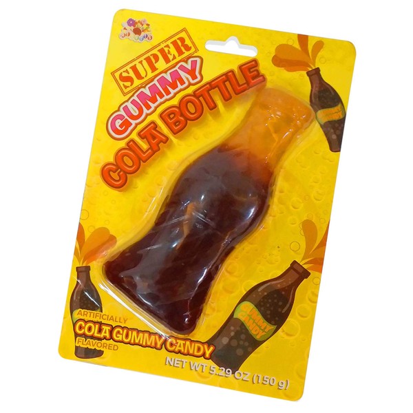 Albert's Super Cola Bottle Gummy Candy, 5.29 Ounce Blister Pack