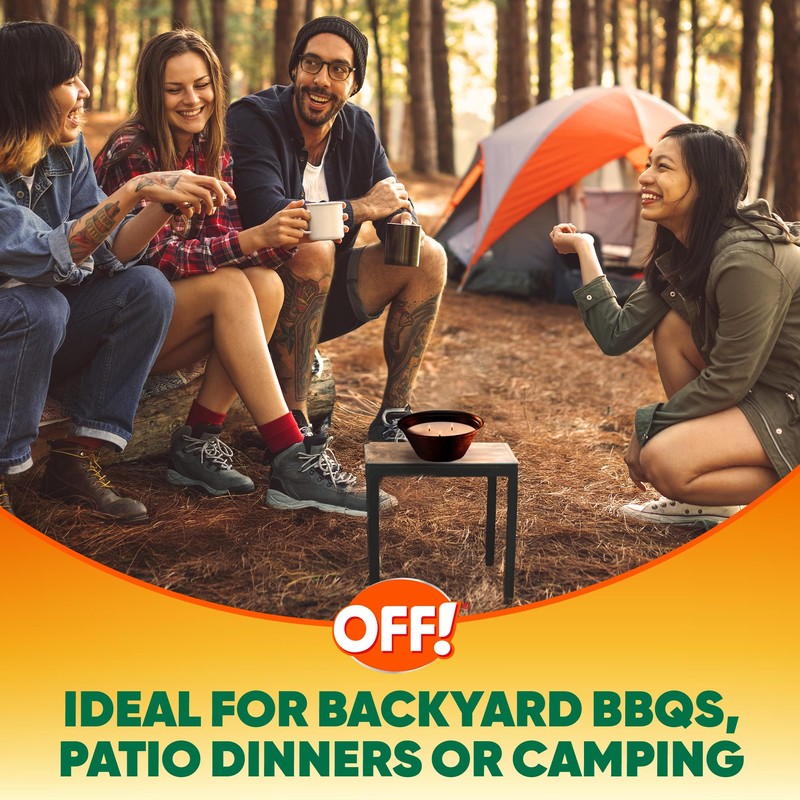 SC Johnson Off 3 Wick Citronella Bucket, 23 oz, Pack