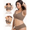 Easybunny Minimizer Bras for Women No Underwire Wireless Supportive Full