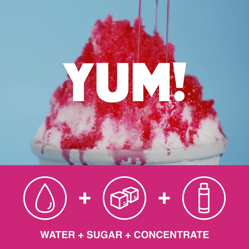 Hypothermias Shaved Ice and Snow Cone Syrup Unsweetened Flavor Concentrate