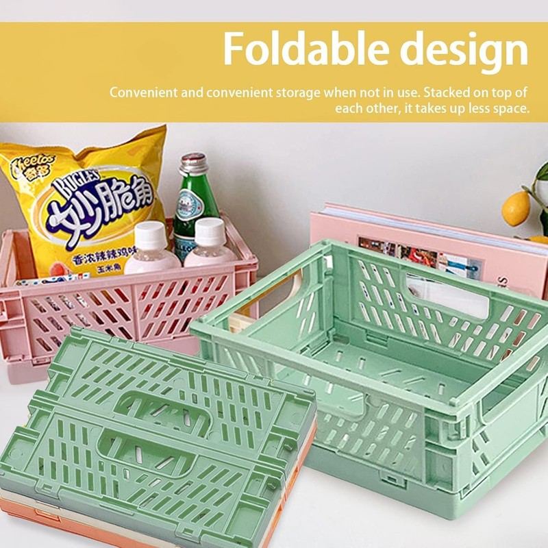Uryxery Set of 3 Folding Boxes Foldable Sturdy - 15