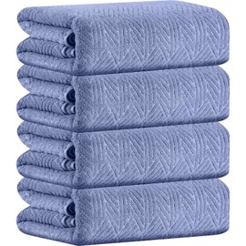 CHINO Bathroom Towel Set,35x70 Inch Bath Sheets Towels for Adults,Jumbo Bath Towels Extra Large Quick Dry Towel Soft Absorbent Oversized Towels Microfiber Shower Towels Bathroom Spa (4 Pcs Violet)