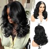 Short Flip Curly U Part Wigs for Black Women V