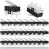 MKBKLLJY Pack of 30 Limit Switches, Micro Switch, AC 2A
