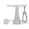 JUMBO Curb Box Key Wrench, Stainless Steel Water Valve Shut