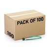 (Pack of 100) 12 AWG Solid Copper Ground Wire with