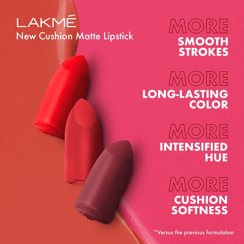 LAKMÉ Cushion Matte lip MauveSpice
