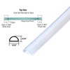 CRL Shower Door Translucent Silicone Bulb Seal - 95 in