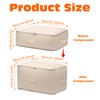 BSITSSS Ultra Space Saving Self Compression Organizer, Self Compression Organiser,