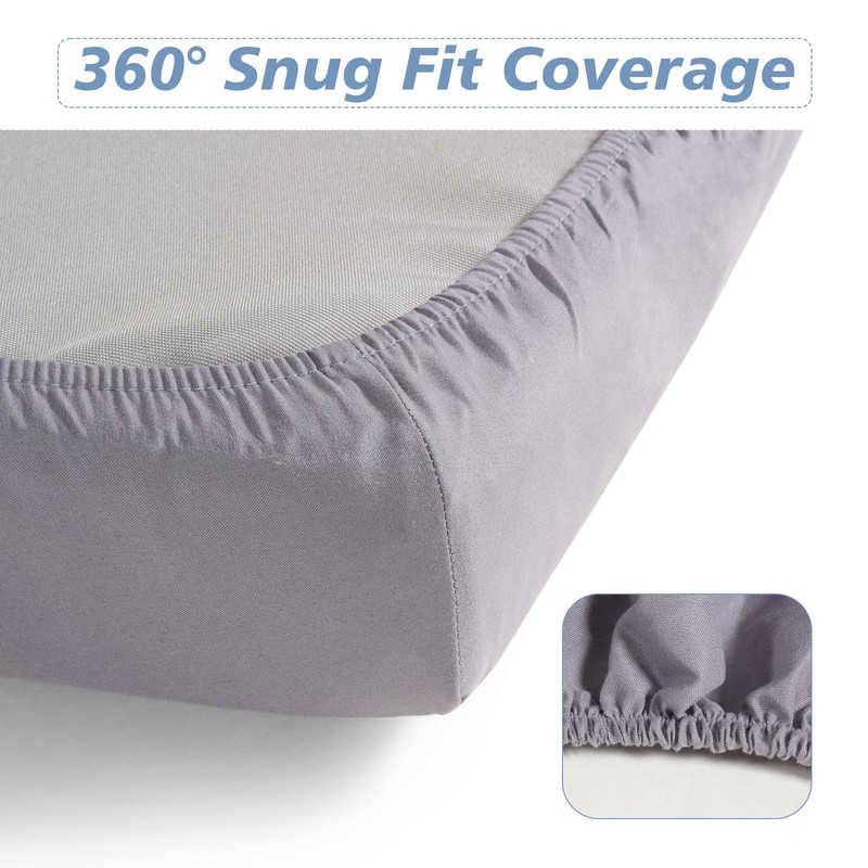 Queen Fitted Sheet (Bottom Sheet Only) Compatible with Milliard Trifold