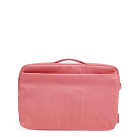 Vera Bradley Women's Cotton Laptop Organizer, Rouge Rose - Recycled Cotton, One Size