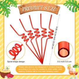 WILLBOND 80 Pcs Silly Straws Bulk for Kids Reusable Funny Colorful Plastic Twisty Straws for Wedding Birthday Party Drinking Family Adults Bendy Carnival Activities Cocktail