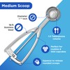 Jenaluca Cookie Scoop & Mini Cupcake Scoop - 18/8 Stainless