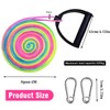 Sledge Rope with Carabiner, Sledge Lead with Handle, 4 m