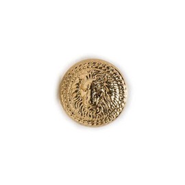 Pack of 5 Vintage Lion Pattern Stem Metal Buttons Round for Sewing Clothing Suits Blazers Jackets Uniforms and Handmade