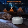 DOOOB Ceramic Dog Water Fountain, 4L/135oz Ceramic Cat Water Fountain