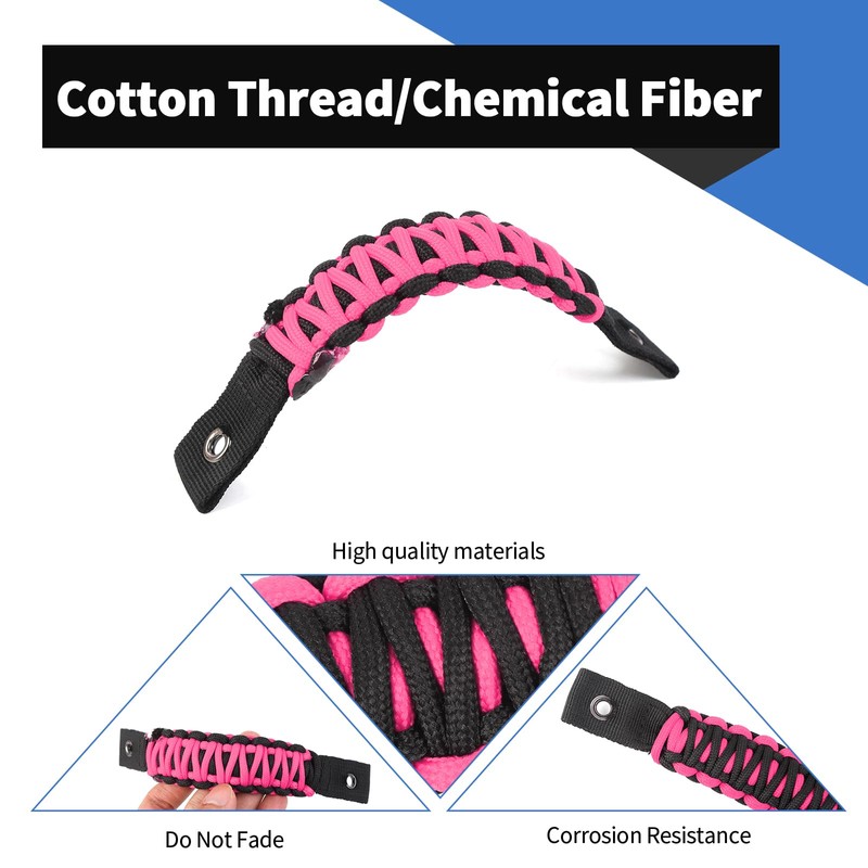 Voodonala for Jeep Wrangler JL Rear Tail Mirror Grab Handle