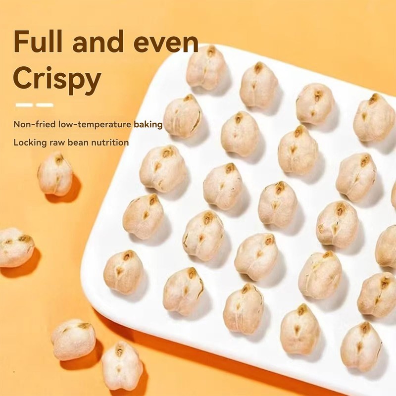 Crispy beans 8.8OZ/250g，Vegetarian soybeans，Crunchy Beans Snacks.