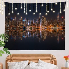 Shrahala Tapiz Colorado Colorado Valley para Colgar en la Pared, Tapiz psicodélico Grande para decoración de recámara, Sala de Estar o recámara, Lunares, Gris (Grey Dusk), 59.1 x 82.7 Inches