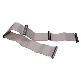 vhbw SCSI Ribbon Cable for Connecting 5 SCSI Devices - Internal Cable, 50 Pin, 75 cm