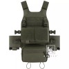 KRYDEX Low Vis Slick Armor Plate Carrier & Tactical Placard
