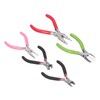5Pcs Pliers Kit Diagonal Flat Nosed Bail Making Jewelry Pliers