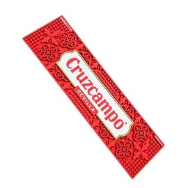 Cruzcampo Rubber Bar Runner, Roxley Slide Proof slip prevention Red, Dimensions 60 cm x 20cm x 0.8cm