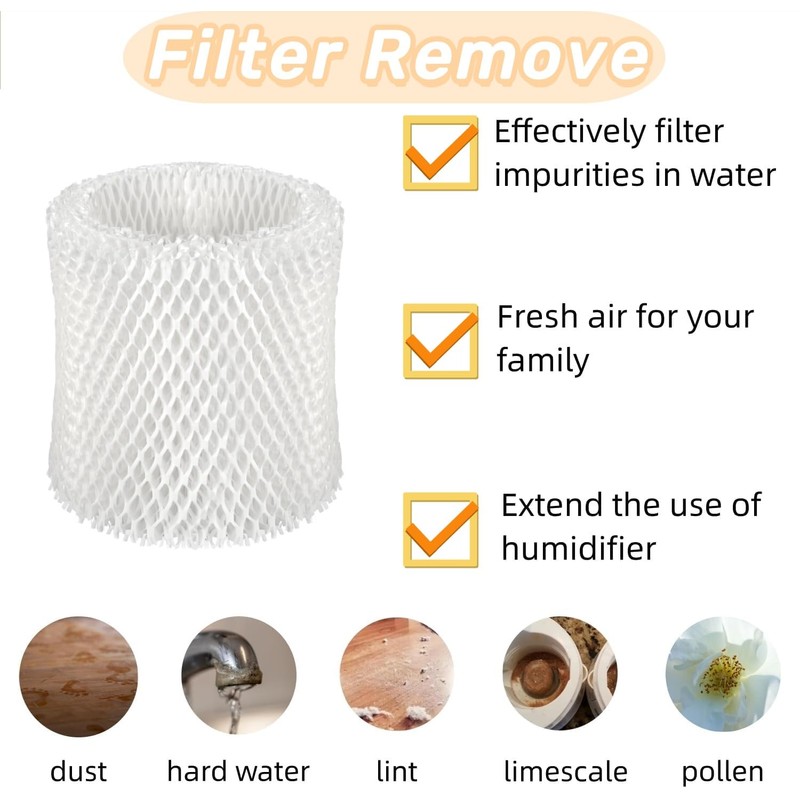 ITidyHome 6-Pack Humidifier Replacement Filter Compatible with Canopy Bedside &