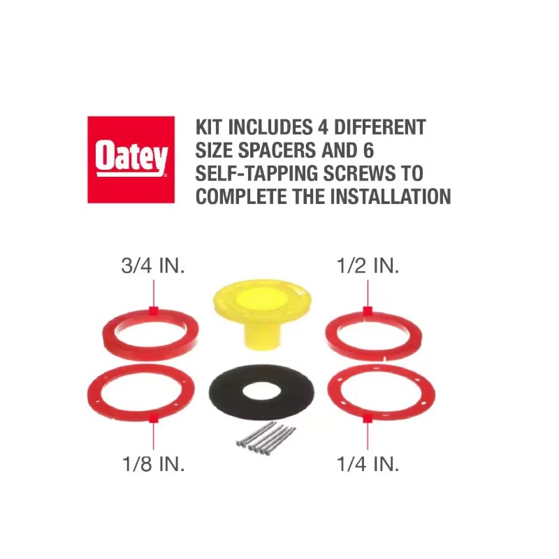 Oatey Set-Rite Toilet Flange Extension Kit