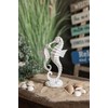 Artificial Seahorse 14 x 24 cm White Sea Decoration Mediterranean