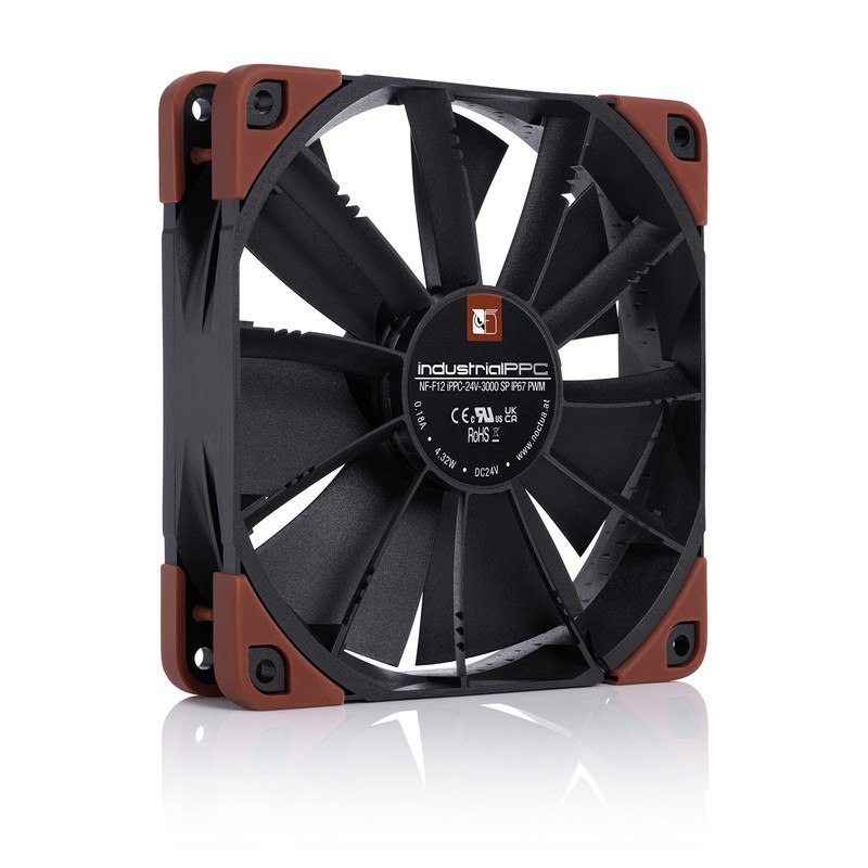 Noctua NF-F12 iPPC-24V-3000 SP IP67 PWM, Ventilador Resistente, 4 Pines,