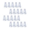 20pcs 304 Stainless Steel Taper Springs, Conical Cone Compression Spring,