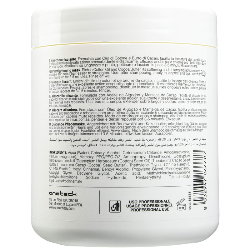 Fanola Smooth Care Hair Straightening Mask, 33.8 Ounce