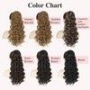 BOGSEA 20 Inch Drawstring Ponytail Extensions for Women -Dark Brown