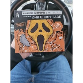 handmade by robots ghostface Pumpkin Orange Glitter /504 Units Only