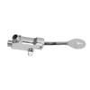 Foot Pedal Faucet Set Stainless Steel Hands Free Silver Touchless