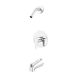 Pfister R890700 Polished Chrome Modern 1-Handle Tub & Shower, Trim Only Less Showerhead, 1 Pack