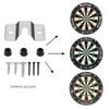 ZHIQIN 2 Sets Dartboard Holder Wall Hanging Bracket Set Screws