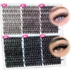 Calphidar Eyelash Clusters Lash Clusters Wispy Individual Lashes 476PCS D-curly