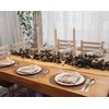 Noctiflorous Oval Braided Placemats 12x18 Inch Table Mats Set of