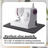 Drydiet 2 Pcs Sewing Machine Muffling Mat Pedal Mat Sewing