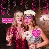 Elevizzle 28pcs Bachelorette Photo Booth Props, Pink Bride to Be