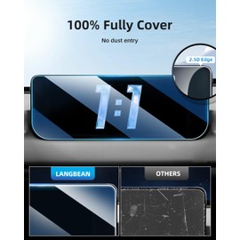 LANGBEAN Screen Protector for 2025 2024 2023 Mazda CX-50 10.25 inch Touchscreen, HD Clear, High Sensitivity, 9H Tempered Glass Car Navigation Screen Protector